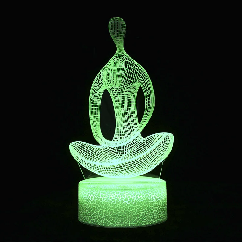 Конфетный светильник 3D ночник светодиодный RGB LED с пультом подарок на Новый год