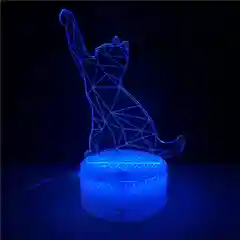 Хаки светильник 3D ночник светодиодный RGB LED с пультом подарок на Новый год