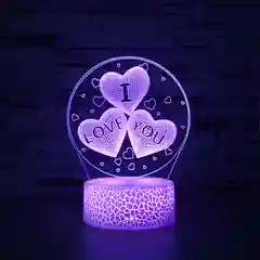 Коралловый светильник 3D ночник светодиодный RGB LED с пультом подарок на Новый год