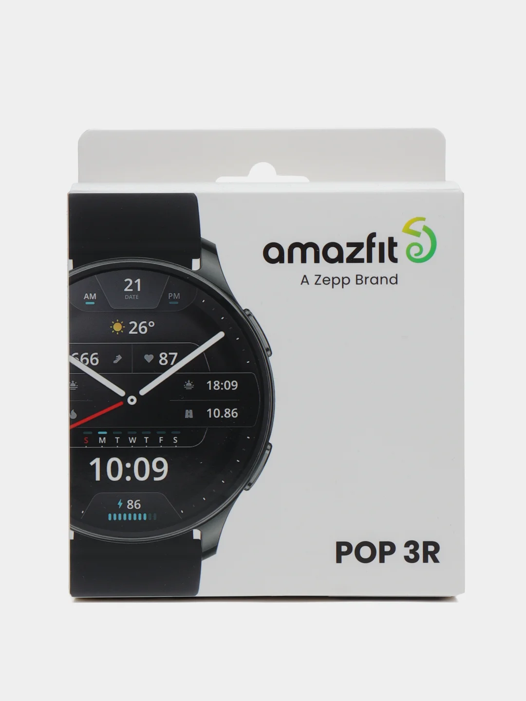 Серебряный смарт часы Amazfit Pop 3R (A2319)
