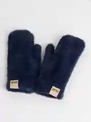 Синий варежки женские