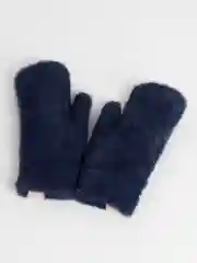 Синий варежки женские