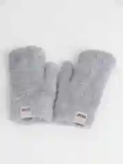Серый варежки женские
