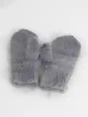 Серый варежки женские тёплые зимние
