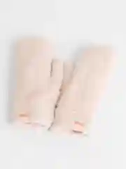 Бежевый варежки женские