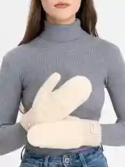 Молочный варежки женские