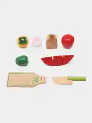 Игрушечные овощи и фрукты, на липучке, для резки
