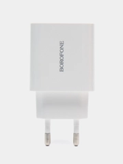 СЗУ BOROFONE BA57A Easy Speed 1xUSB-C PD3.0 20W, 3A и кабель USB-C Lightning 8-pin, 1 м
