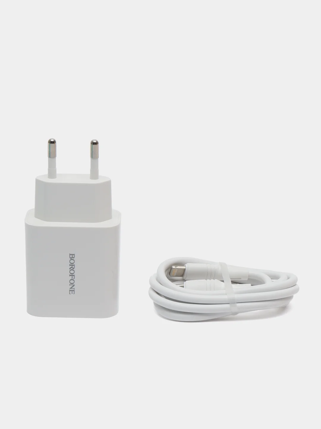 СЗУ BOROFONE BA57A Easy Speed 1xUSB-C PD3.0 20W, 3A и кабель USB-C Lightning 8-pin, 1 м