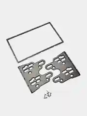 Переходная монтажная рамка 2-din 7 дюймов 11-549 для Ford Focus 98-04, серебро