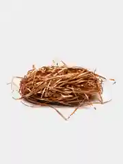 Золотой наполнитель для подарочных коробок с глиттером