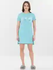 Бирюзовый платье Lilians домашнее, женское