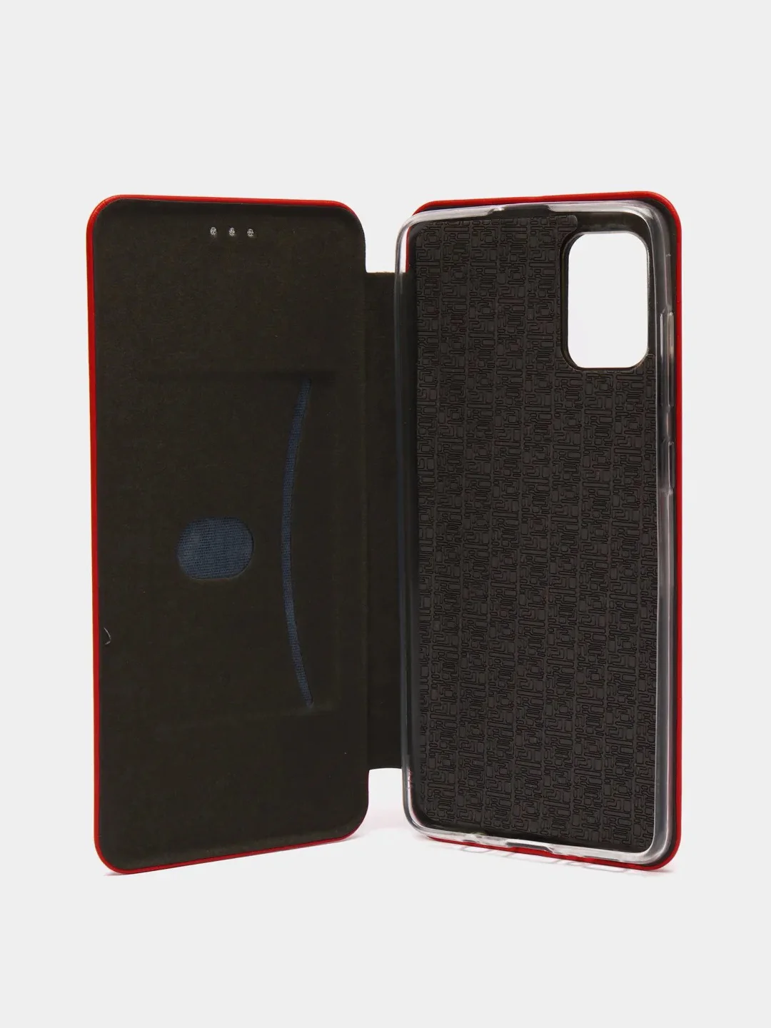 Красный чехол-книжка для Samsung A01 A02 A03S A11 A22 A32 A41 A42 А52 A71 A72 A80 S8 S9 S10 lite