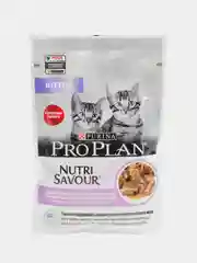 Корм влажный  PRO PLAN Junior для котят в возрасте от 6 недель до 1 года с индейкой в соусе, 85 г