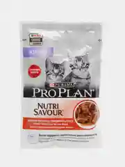 Корм PRO PLAN Junior влажный  для котят в возрасте от 6 недель до 1 года, с говядиной в соусе, 85 г