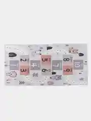 Синий коврик детский складной игровой, детский коврик для ползанья, коврик для малышей