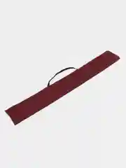 Бордовый чехол для беговых лыж, на липучке