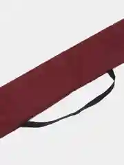 Бордовый чехол для беговых лыж, на липучке