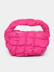 Фуксия сумка стеганая, женская, зимняя, болоньевая