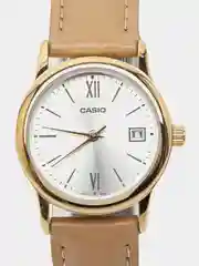 Песочный хаки часы наручные Casio Collection LTP-V002