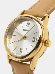 Песочный хаки часы наручные Casio Collection LTP-V002