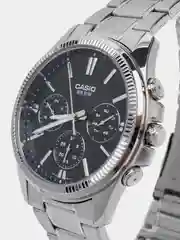 Серый металлик часы наручные Casio MTP-1374D-1A