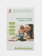 Красный планшет детский электронный с LCD экраном