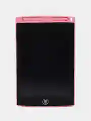 Розовый планшет детский электронный с LCD экраном