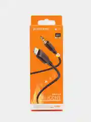 Белый аудиокабель Borofone BL18, 3.5 мм, AUX, Lightning, кабель аукс для айфона 1 м