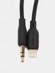 Белый аудиокабель Borofone BL18, 3.5 мм, AUX, Lightning, кабель аукс для айфона 1 м