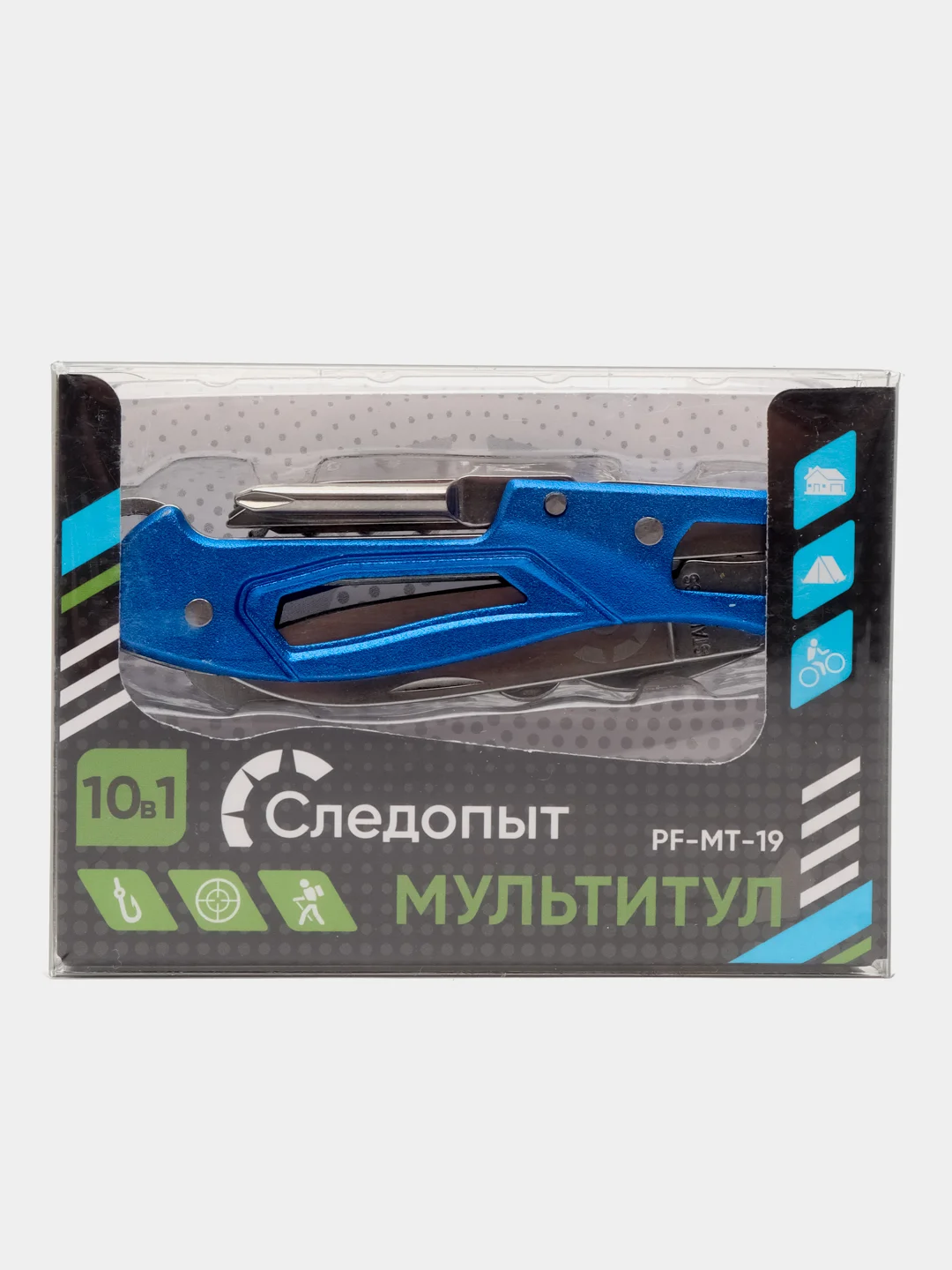 Нож туристический, мультитул 10 предметов, PF-MT-19
