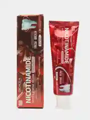 Оранжевый зубная паста Baking soda Bioaqua Nicotinamide,освежающая, антибактериальная, 100г