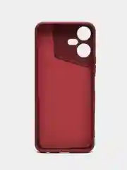 Тёмно-бордовый чехол для Tecno POVA Neo 3 (Техно Пова Нео 3), Silicone Case