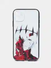 Аметистовый чехол на iPhone 15, 14, 13, 12, 11 Pro, Max, Plus, Mini, Xr, X, Xs,  с принтом аниме