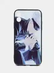 Зеленый чехол на iPhone 15, 14, 13, 12, 11 Pro, Max, Plus, Mini, Xr, X, Xs,  с принтом аниме
