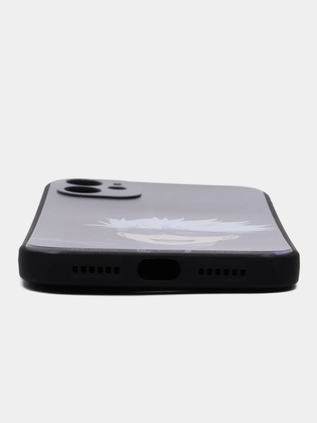 Индиго чехол на iPhone 15, 14, 13, 12, 11 Pro, Max, Plus, Mini, Xr, X, Xs,  с принтом аниме