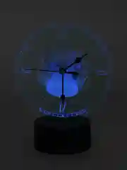 Ночник 3D, новогодний, с часами снеговик