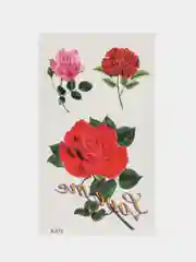Коричневый временные переводные татуировки, тату, цветы, цветные