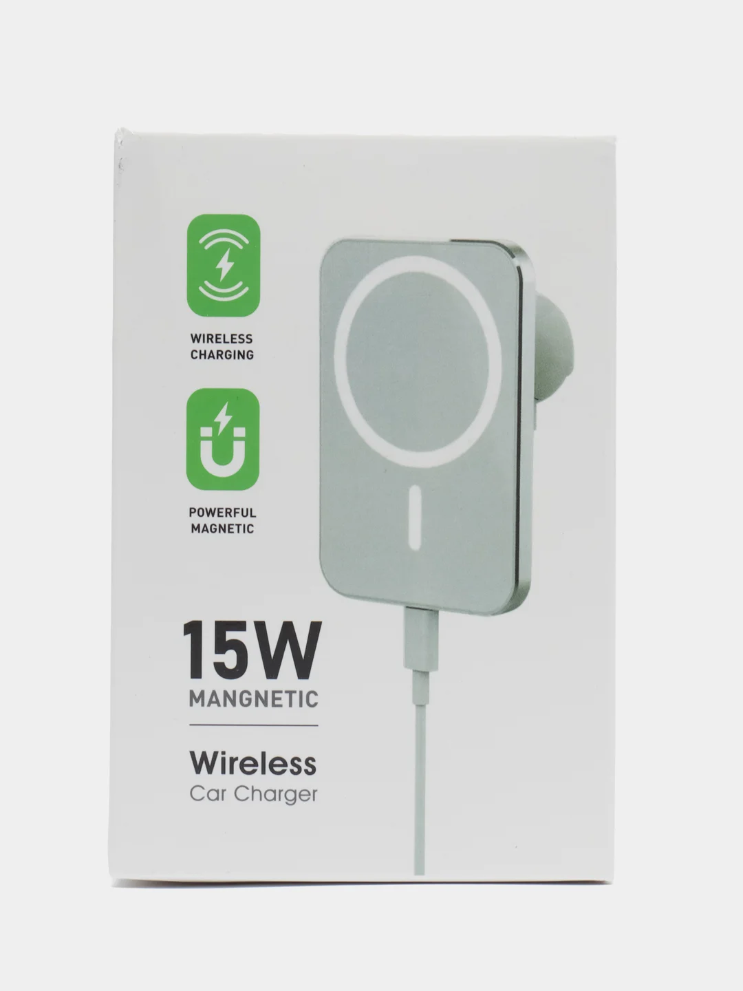 Белый magsafe держатель для iPhone в машину быстрая и беспроводная зарядка