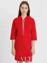 Алый платье женское