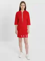 Алый платье женское
