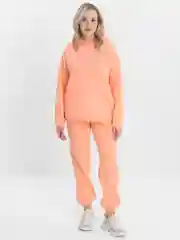 Коралловый спортивный костюм, женский, на флисе