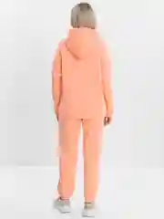 Коралловый спортивный костюм, женский, на флисе