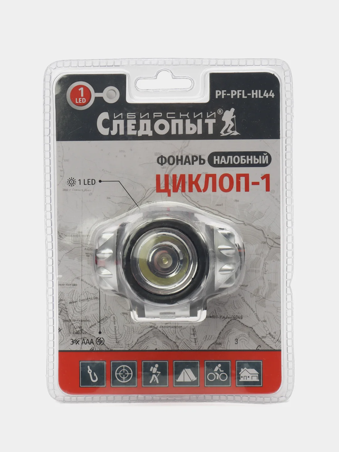 Фонарь налобный "Циклоп-1", PF-PFL-HL44
