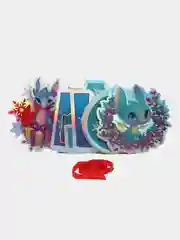 Ледяной гирлянда-растяжка "С Новым годом!"