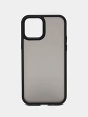 Противоударный, полупрозрачный чехол на iPhone 11, 12, 13, 14, 15, Pro, Max, mini, Plus