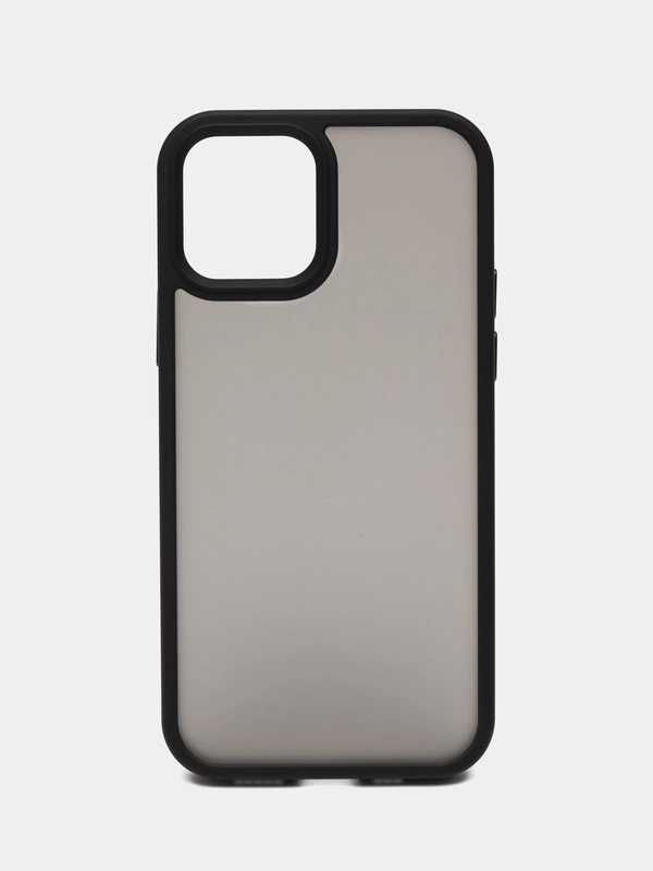 Противоударный, полупрозрачный чехол на iPhone 11, 12, 13, 14, 15, Pro, Max, mini, Plus