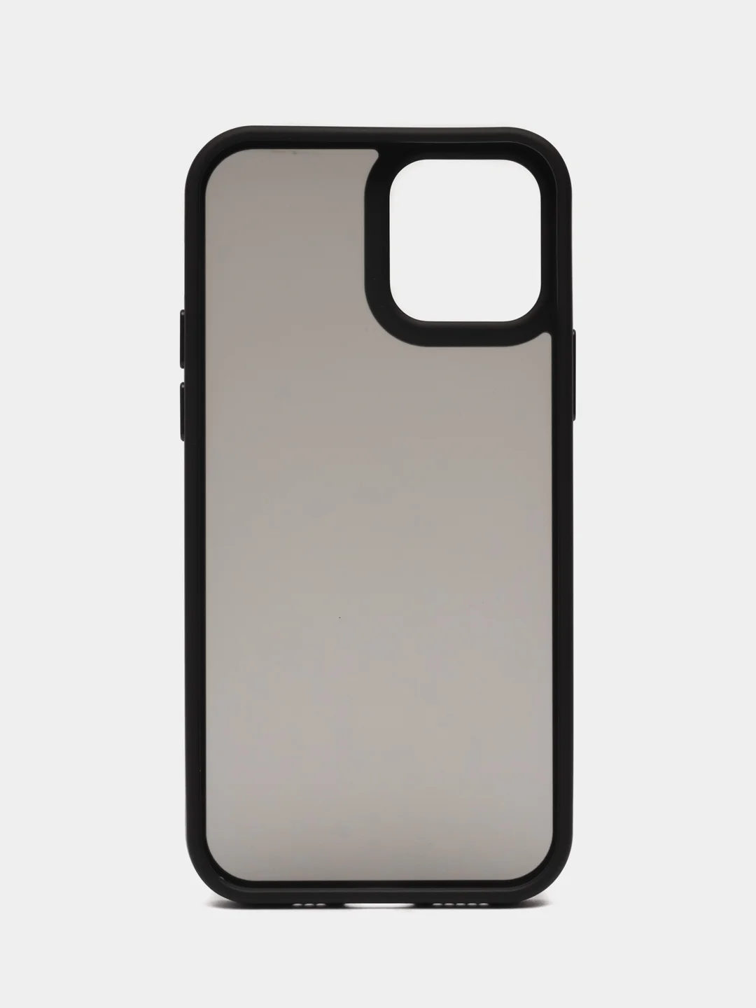 Черный противоударный, полупрозрачный чехол на iPhone 11, 12, 13, 14, 15, Pro, Max, mini, Plus