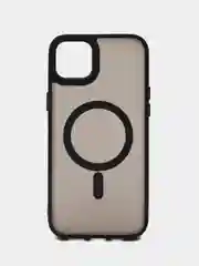 Черный противоударный чехол c MagSafe на iPhone 11, 12, 13, 14, 15, Pro, Max, Plus