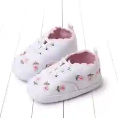 Белый пинетки для новорождённых